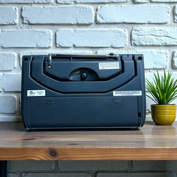 Emerson Portable AM/FM Weather Band Radio Plug-in Or Battery RP6251 Clock TESTED - Picture 4 of 5